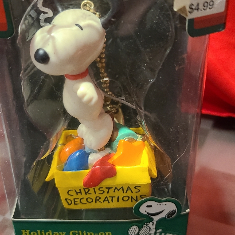 Peanuts Snoopy Christmas Clip-on Figure Christmas Decorations